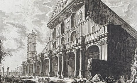 Piranesi - View of the Basilica of S. Paolo fuori delle Mura [St. Paul outside the Walls], built by