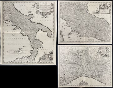 De Wit - 4 Maps of Italy