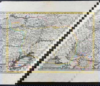 Mercator & Hondius, pub. 1634 - Map of Persia