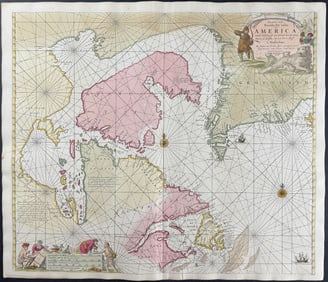 Van Keulen, Rare - Chart of the North Sea and America
