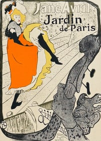 Maitres Affiches by Toulouse-Lautrec - Jane Avril