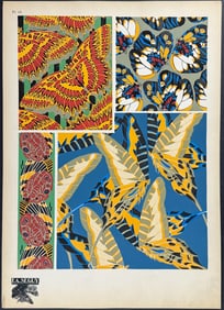 Seguy - Butterfly or Moth Design Pochoir. 19