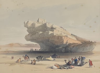 David Roberts, Royal Sub. Ed. - Ancient Watch-Tower, Approach to Petra