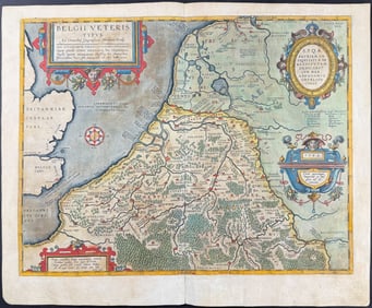 Ortelius - Map of Belgium