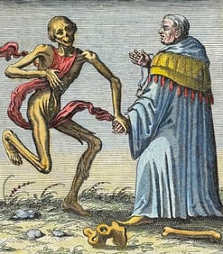 Merian , pub. 1649 - Dance of Death. 75