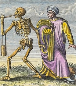 Merian , pub. 1649 - Dance of Death. 77