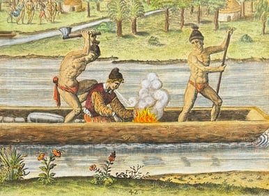 De Bry - Florida - Murder of Pierre Gambr?, a Frenchman