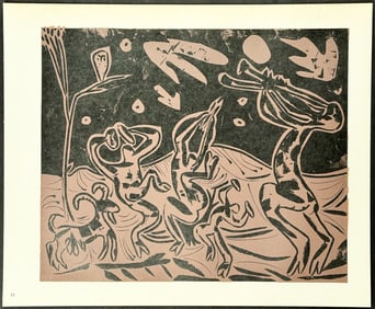 After Pablo Picasso - Owl Dancers [Les danseurs au hibou]