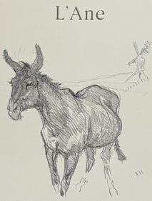 Toulouse-Lautrec & Renard - Mule or Donkey (L'Ane)