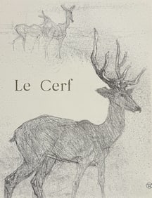 Toulouse-Lautrec & Renard - Deer (Le Cerf)