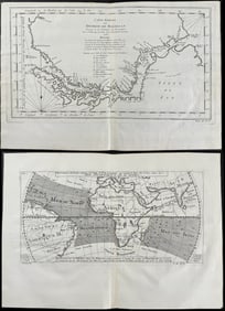 Lot of 3 Maps from Carey & Prevost's Works