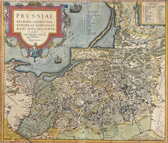 Ortelius - Map of Prussia