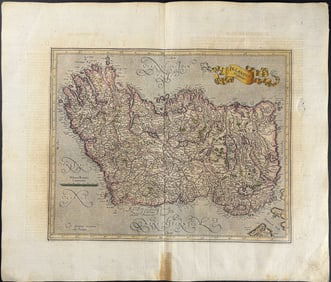Mercator & Hondius, pub. 1634 - Map of Ireland
