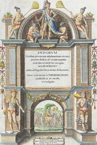 De Bry - Florida - Frontispiece - Volume 2 - 1591
