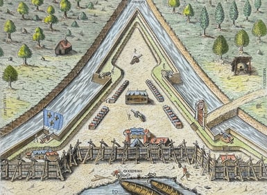 De Bry - Florida - Picture of Fort Caroline