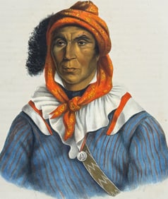 McKenney & Hall, Folio - Tulcee-Mathla, A Seminole Chief