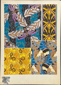 Seguy - Butterfly or Moth Design Pochoir. 20