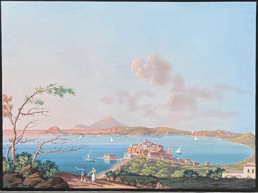 De Vito - Gulf of Pozzuoli from the Capuchin Convent (Golfo di Pozzuoli dal Convento de Cappuccini)