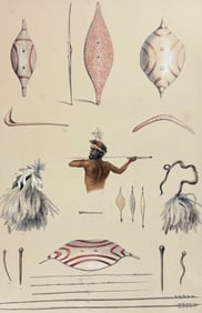 Angas, Australia - Native Weapons and Implements