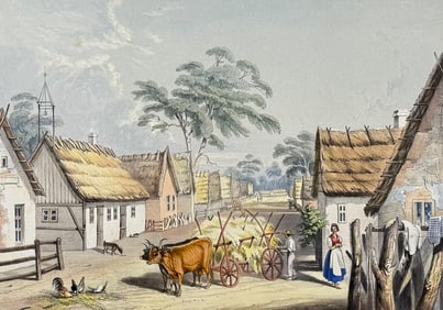 Angas, Australia - Klemsic, A Village of German Settlers near Adelaide