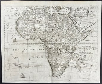 Heylyn, pub. 1667 - Map of Africa