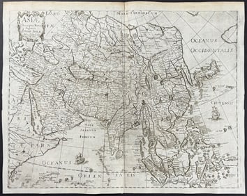 Heylyn, pub. 1667 - Map of Asia