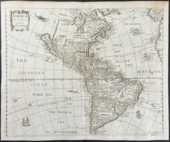 Heylyn, pub. 1667 - Map of the Americas