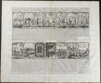 Chatelain - Native Americans and Customs of Virginia (After De Bry's Grands Voyages)