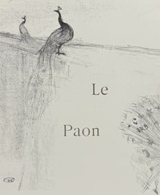Toulouse-Lautrec & Renard - Peacock (Le Paon)