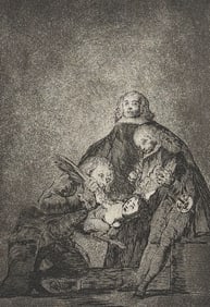 Goya - How  they pluck her! [Qual la descanonan]. 21