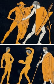 Hamilton - 6 Engravings of a Painting from a Grecian Vase