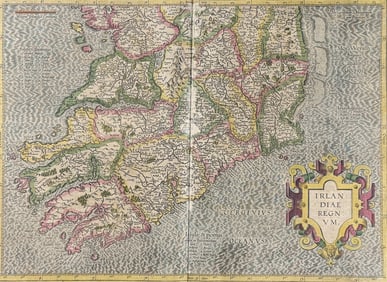 Mercator & Hondius, pub. 1634 - Map of Southern Ireland