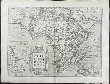 Ortelius, pub. 1613 - Map of Africa