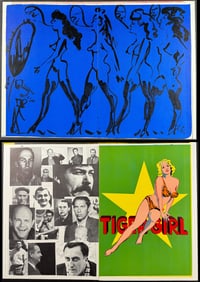 Ting, 1 Cent Life - Four Sheets with Art by Enrico Baj, Asger Jorn, & Mel Ramos / Printed Signatures