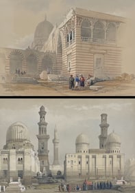 David Roberts, Royal Sub Ed - 4 Lithographs of Scenes in Cairo