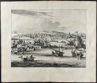 Montanus - View of Cartagena, Columbia