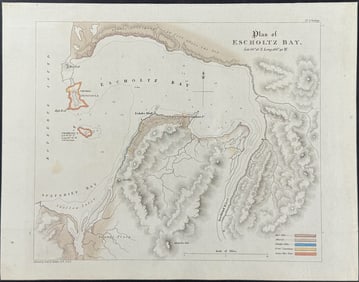 Beechey - Plan of Escholtz Bay, Alaska