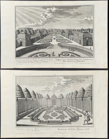 Kleiner - Pair of Garden Engravings
