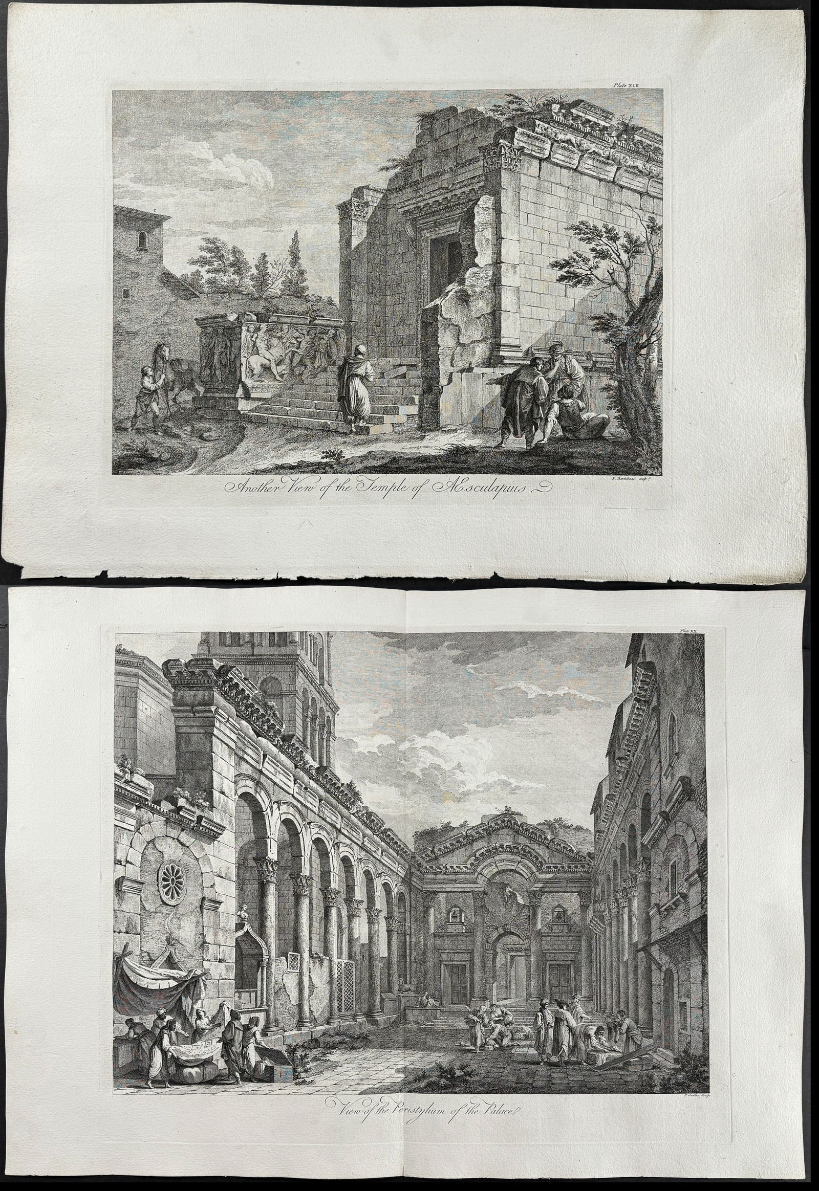 Adam - 3 Temple, Architecture Engravings (1 of 4)