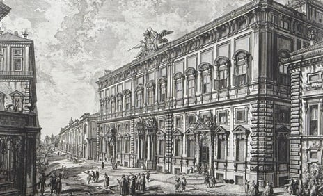 Piranesi - View of the Palazzo della Consulta