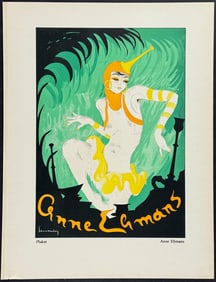 Schnackenberg - Costume Illustration: Anne Ehmans / Verso: Maria Hagen, Altfranzosisches Ballett