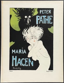 Schnackenberg - Costume Illustration: Hagen-Pathe / Verso: Cabaret Bonbonniere