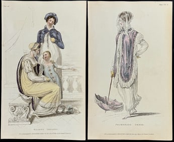 Ackermann - 10 Fashionable Dress Engravings