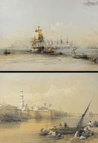 David Roberts - Pair of Lithographs of Egypt