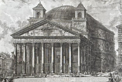 Piranesi - View of the Pantheon of Agrippa, today called S. Maria ad Martyres