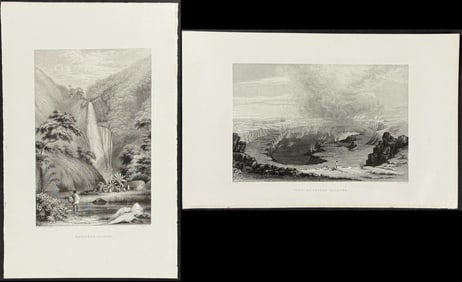 Wilkes - Pair of Hawaiian Scenes