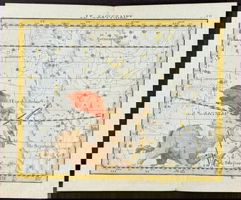 Flamsteed - Constellation or Celestial Chart: Sagittarius