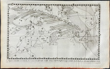 Lubieniecki - Constellation or Celestial Chart with Comets. 70