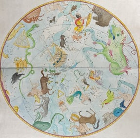 Seller & Senex - Celestial Chart - Stellarum fixarum hemisphaerium Australe?