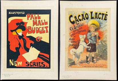 Maitres Affiches - 4 Poster Lithographs